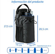 Combo Gym Perfecto™ – Mochila Negra con Compartimento para Calzado + Toalla de Secado Rápido