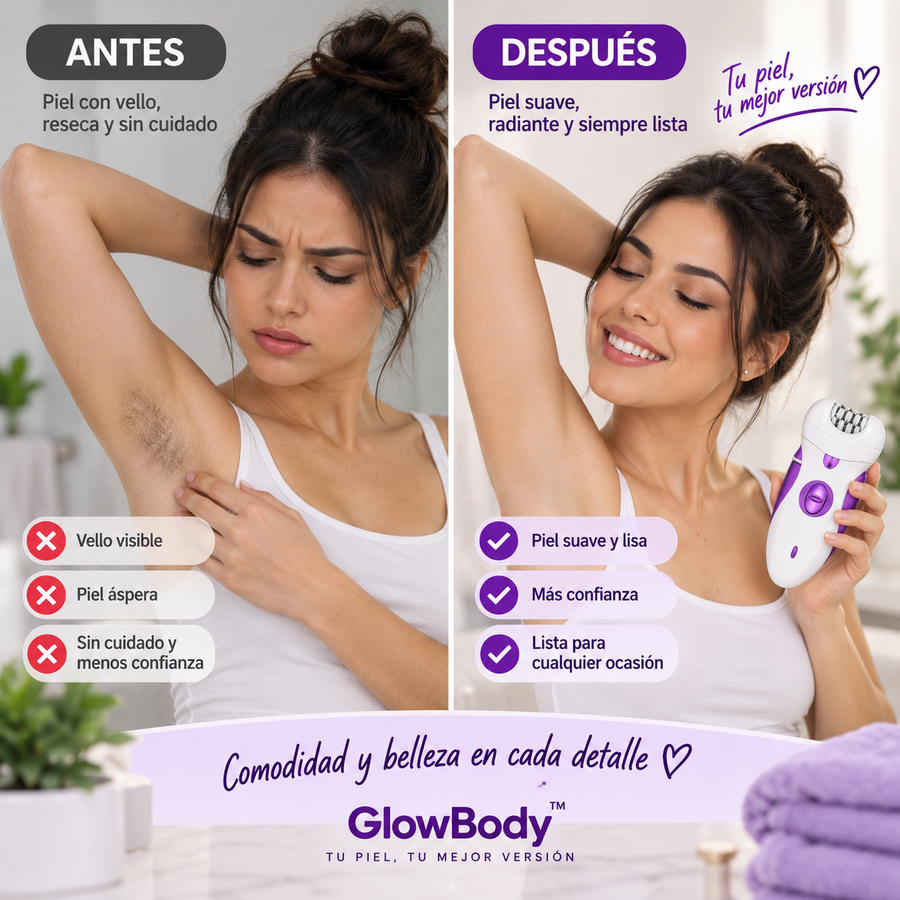 GlowBody™ – Depiladora Multifuncional 4 en 1 para Mujer