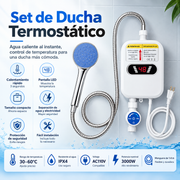 AquaFlow™ – Calentador de Agua Eléctrico Instantáneo para Ducha 220 V