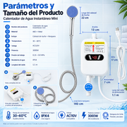 AquaFlow™ – Calentador de Agua Eléctrico Instantáneo para Ducha 220 V