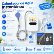 AquaFlow™ – Calentador de Agua Eléctrico Instantáneo para Ducha 220 V