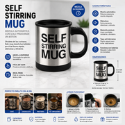 MixCup™ – Taza Mezcladora Automática de Acero Inoxidable