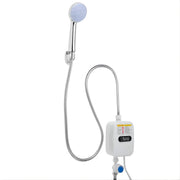 Calentador AquaFlow con regadera, soporte y mangueras