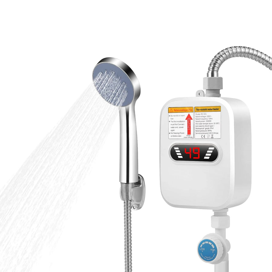 AquaFlow™ – Calentador de Agua Eléctrico Instantáneo para Ducha 220 V