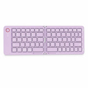 Teclado plegable Bluetooth color morado