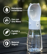 AquaPet™ - Bebedero Portátil para Perros 500ml